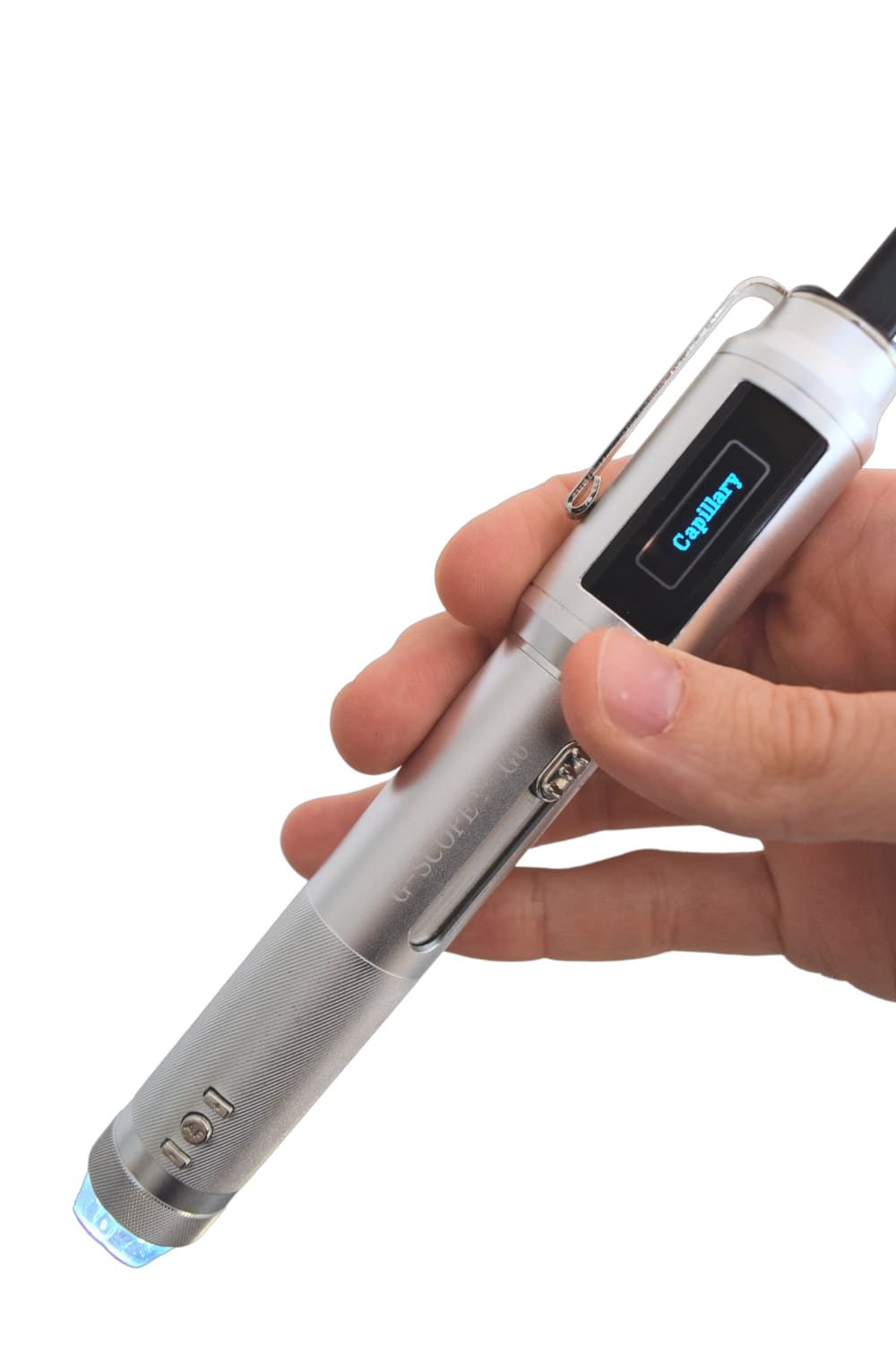 Smart G-Scope with nailfold capillaroscopy head